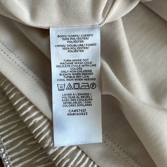 ANN TAYLOR LOFT Metallic Shine Womens tank top SIZE XS - NWT Pink Buff Color - Picture 13 of 14